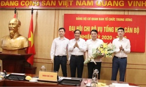 Chi bộ Vụ Tổng hợp cán bộ (Ban Tổ chức Trung ương) tổ chức thành công Đại hội chi bộ, nhiệm kỳ 2020-2022